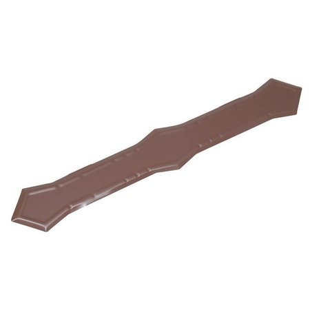 AMERIMAX HOME PRODUCTS 0.25 in. H X 2 in. W X 13.5 in. L Brown Aluminum K Downspout Strap 250291950